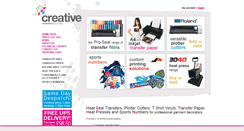 Desktop Screenshot of creativetransfers.co.uk