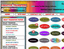 Tablet Screenshot of creativetransfers.net